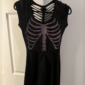 Skeleton Stretch Dress